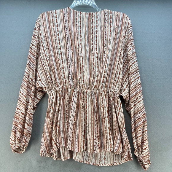 Savanna Jane Women's V-Neck Babydoll Top Size 1X Embroidered - Picture 9 of 11